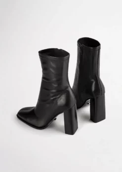Tony Bianco Ines Black Como 10cm Ankle Boots Shoes 11 Tony Bianco Ines Black Como 10cm Ankle Boots Shoes