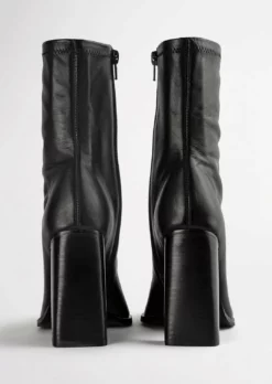 Tony Bianco Ines Black Como 10cm Ankle Boots Shoes 9 Tony Bianco Ines Black Como 10cm Ankle Boots Shoes