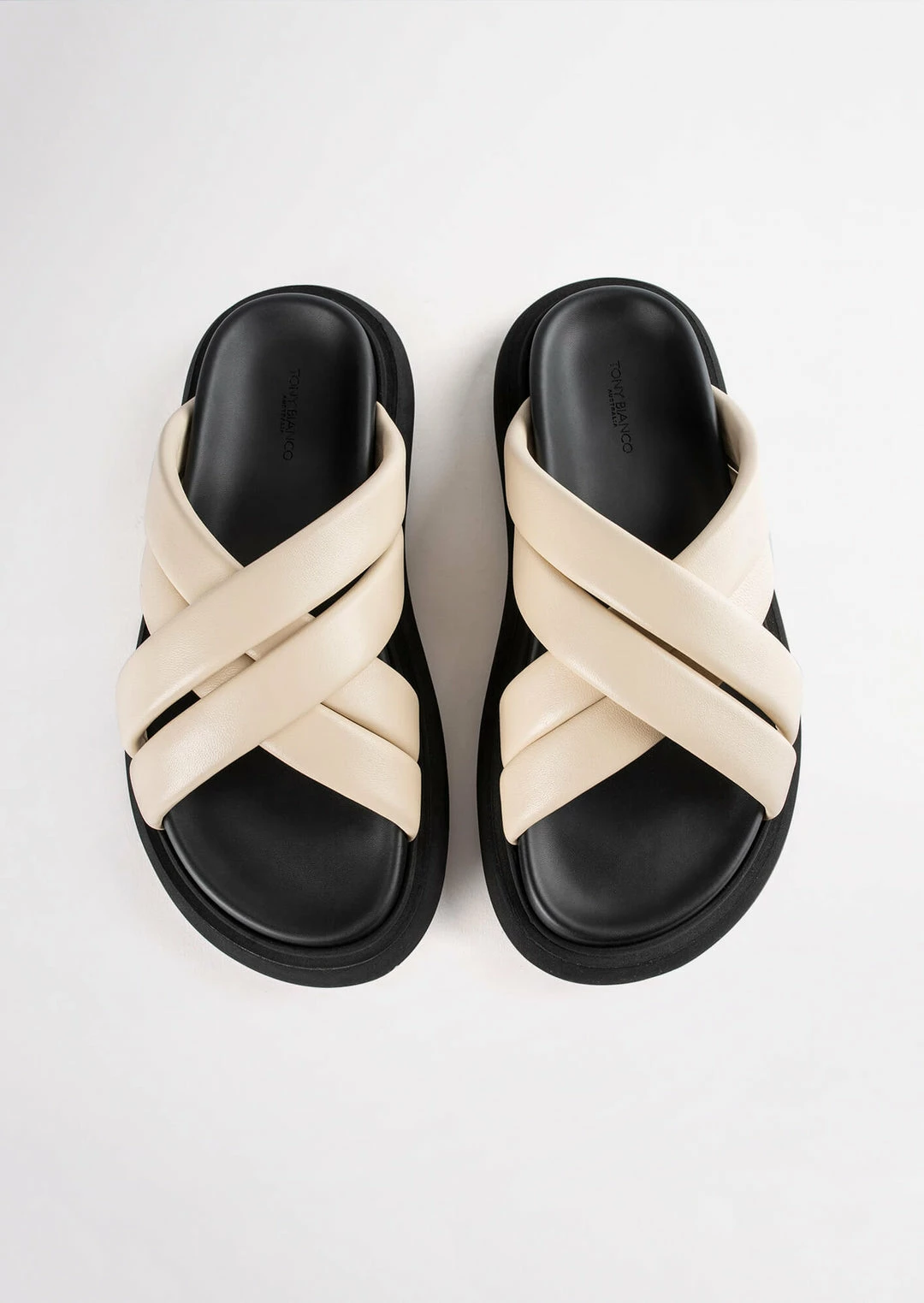 Tony Bianco Jager Vanilla Nappa 3cm Sandals Shoes 7 Tony Bianco Jager Vanilla Nappa 3cm Sandals Shoes
