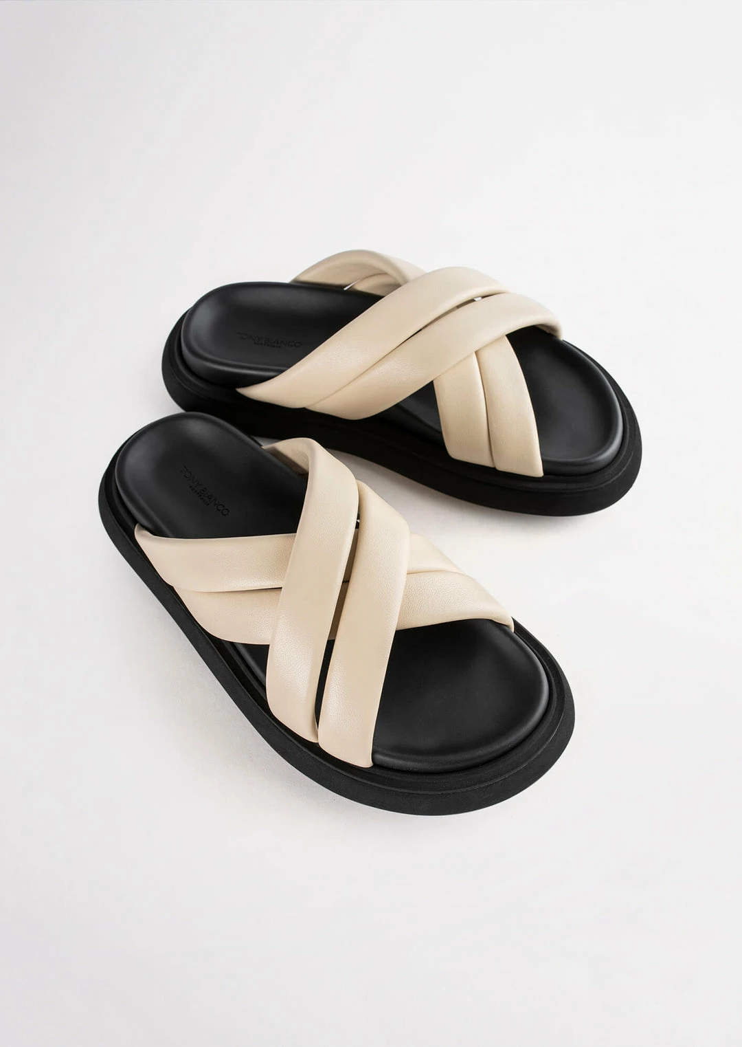 Tony Bianco Jager Vanilla Nappa 3cm Sandals Shoes 6 Tony Bianco Jager Vanilla Nappa 3cm Sandals Shoes