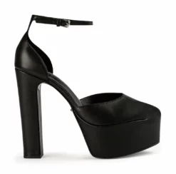 Tony Bianco New Arrivals Jagged Black Como 14cm Heels