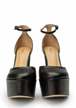 Tony Bianco New Arrivals Jagged Black Como 14cm Heels