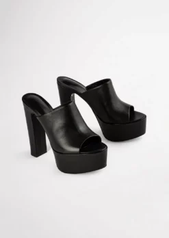 Tony Bianco Jammie Black Como 14cm Heels