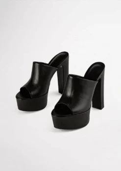 Tony Bianco Jammie Black Como 14cm Heels