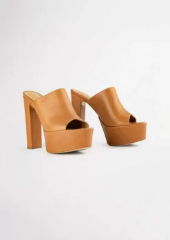 Tony Bianco Jammie Tan Como 14cm Heels