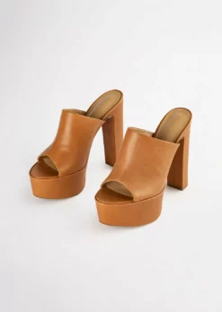 Tony Bianco Jammie Tan Como 14cm Heels