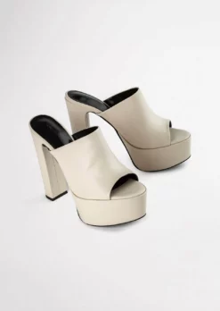 Tony Bianco Back In Stock Jammie Vanilla Nappa 14cm Heels