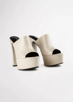 Tony Bianco Back In Stock Jammie Vanilla Nappa 14cm Heels