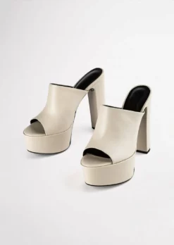 Tony Bianco Back In Stock Jammie Vanilla Nappa 14cm Heels