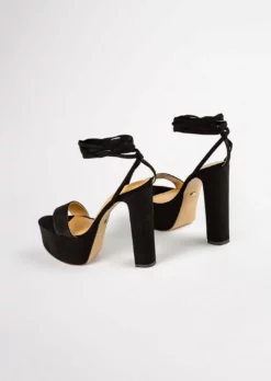 Tony Bianco Jaxx Black Phoenix 14cm Heels Shoes