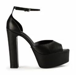 Tony Bianco Hot List Jayze Black Como 14cm Heels