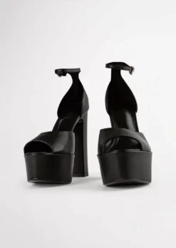 Tony Bianco Hot List Jayze Black Como 14cm Heels