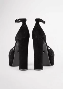 Tony Bianco Hot List Jayze Black Suede 14cm Heels