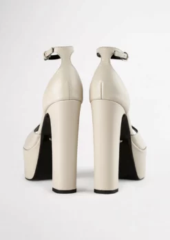 Tony Bianco Hot List Jayze Vanilla Nappa 14cm Heels