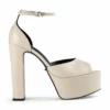 Tony Bianco Hot List Jayze Vanilla Nappa 14cm Heels