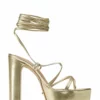 Tony Bianco New Arrivals Jemma Gold Nappa Metallic 14cm Heels