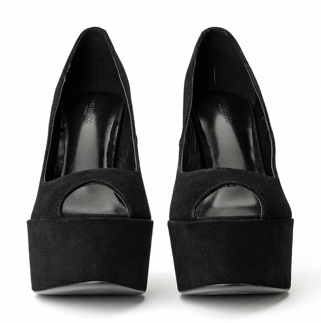 Tony Bianco Jewel Black Suede 14cm Heels 4 Tony Bianco Jewel Black Suede 14cm Heels