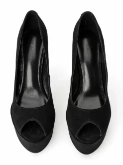 Tony Bianco Jewel Black Suede 14cm Heels 8 Tony Bianco Jewel Black Suede 14cm Heels