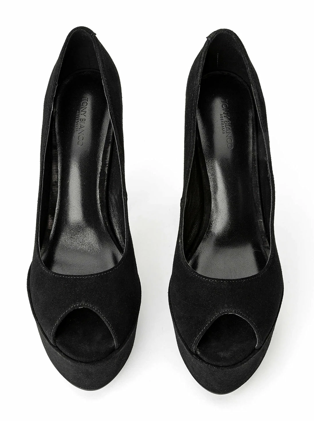 Tony Bianco Jewel Black Suede 14cm Heels 5 Tony Bianco Jewel Black Suede 14cm Heels