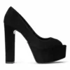 Tony Bianco Jewel Black Suede 14cm Heels