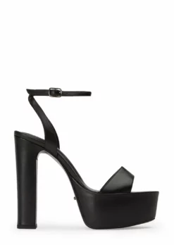 Tony Bianco Joey Black Como 14cm Heels