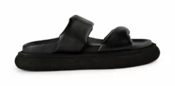 Tony Bianco June Black Nappa 3cm Sandals Shoes