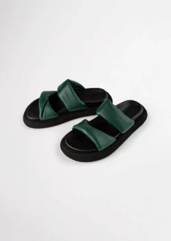 Tony Bianco June Forest Nappa 3cm Sandals