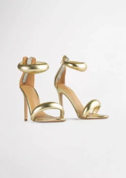 Tony Bianco Shoes Kazz Gold Nappa Metallic 11cm Heels