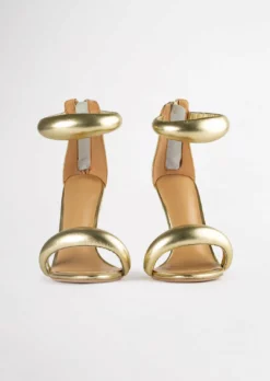 Tony Bianco Shoes Kazz Gold Nappa Metallic 11cm Heels