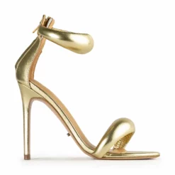 Tony Bianco Shoes Kazz Gold Nappa Metallic 11cm Heels