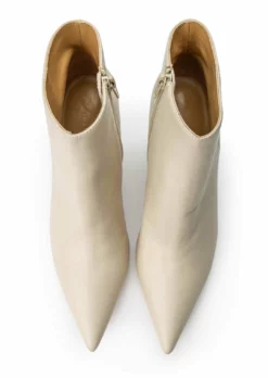 Tony Bianco Keanu Vanilla Nappa 9.5cm Ankle Boots