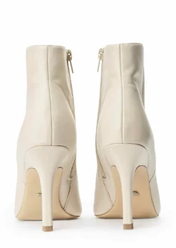 Tony Bianco Keanu Vanilla Nappa 9.5cm Ankle Boots