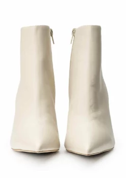 Tony Bianco Keanu Vanilla Nappa 9.5cm Ankle Boots