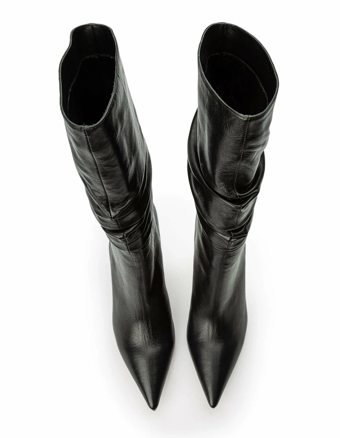 Tony Bianco Kerri Black Nappa 9.5cm Calf Boots 6 Tony Bianco Kerri Black Nappa 9.5cm Calf Boots