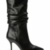 Tony Bianco Kerri Black Nappa 9.5cm Calf Boots