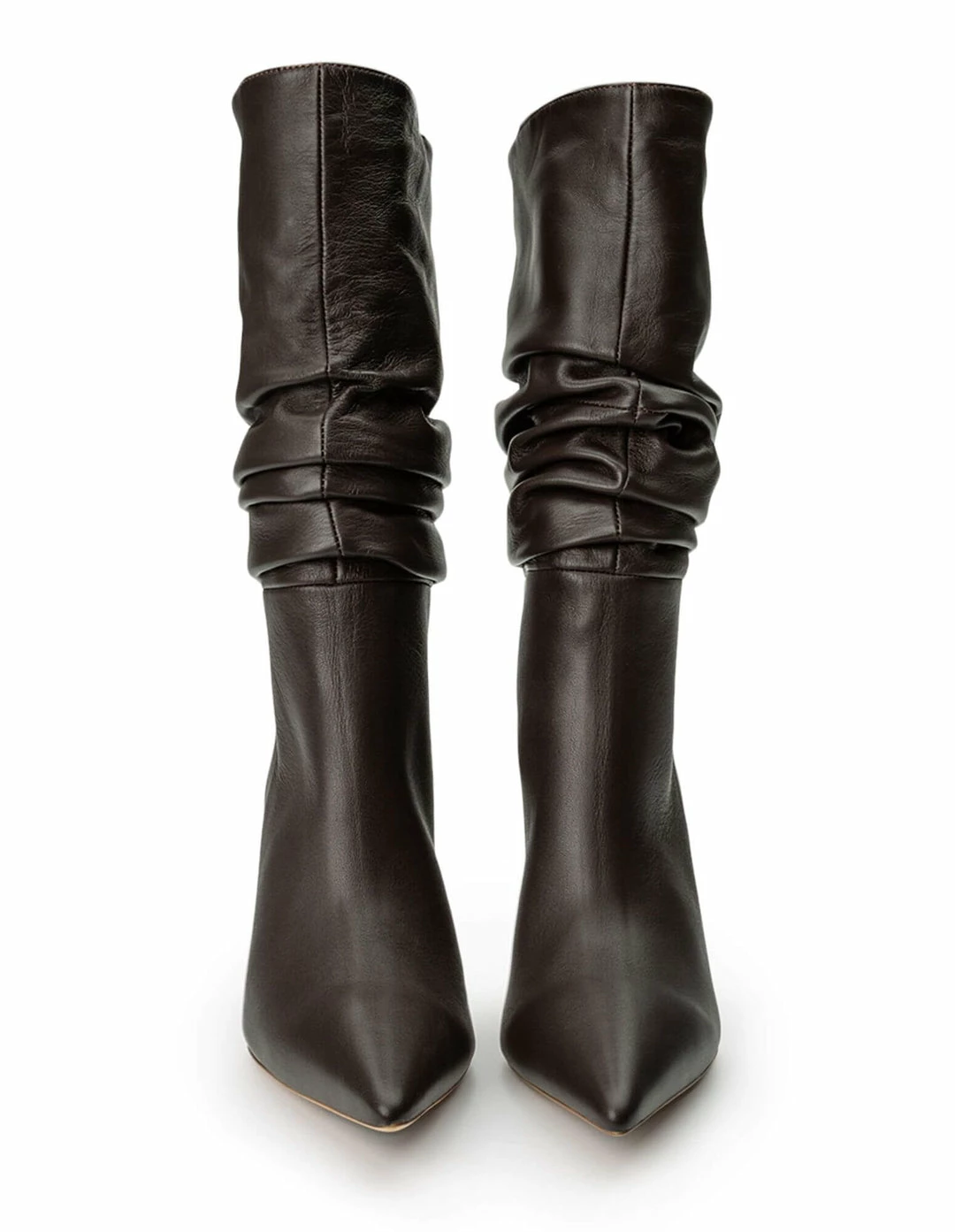 Tony Bianco Kerri Chocolate Nappa 9.5cm Calf Boots 4 Tony Bianco Kerri Chocolate Nappa 9.5cm Calf Boots