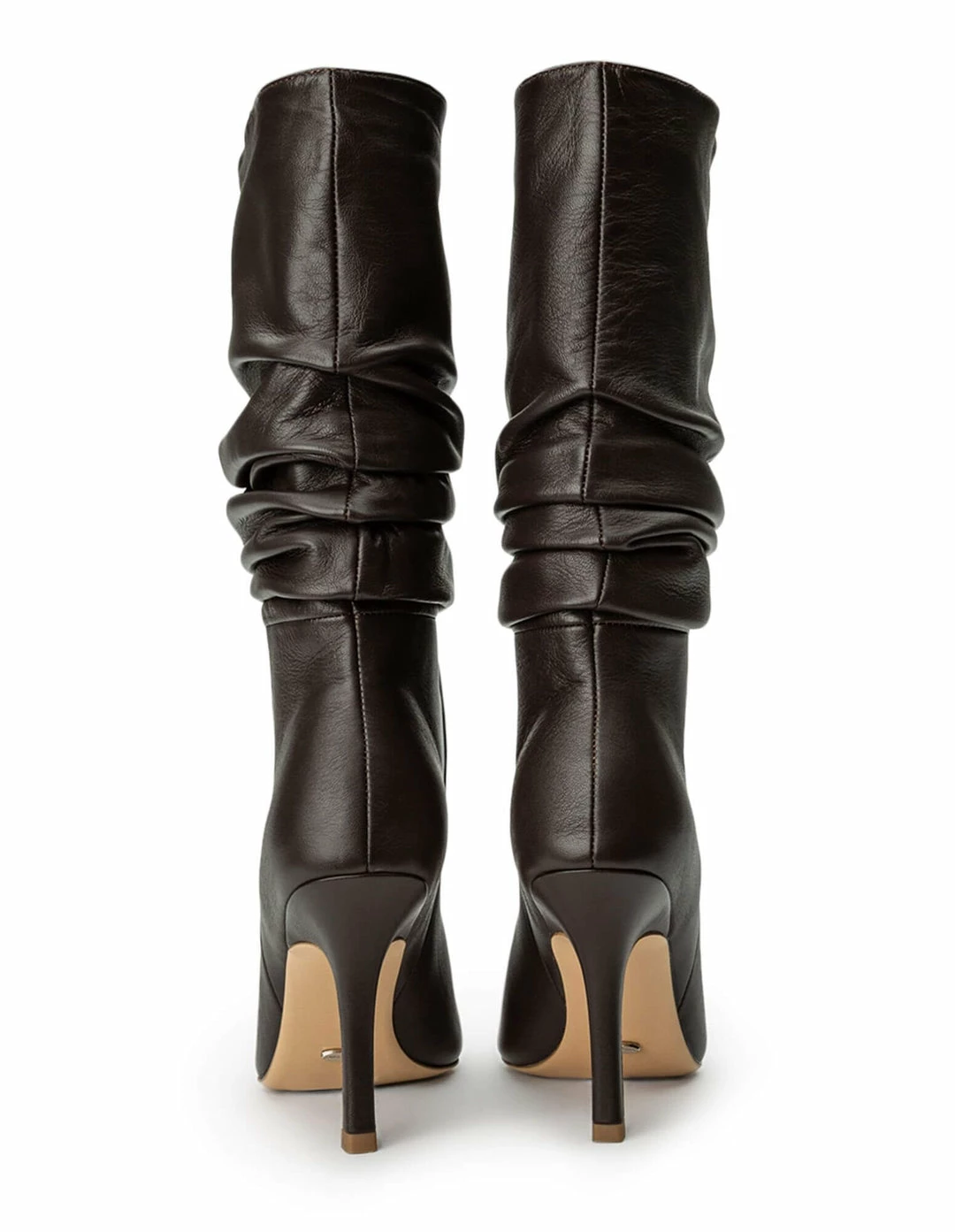 Tony Bianco Kerri Chocolate Nappa 9.5cm Calf Boots 6 Tony Bianco Kerri Chocolate Nappa 9.5cm Calf Boots