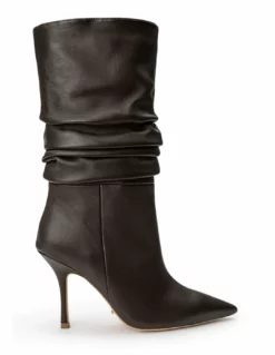 Tony Bianco Kerri Chocolate Nappa 9.5cm Calf Boots
