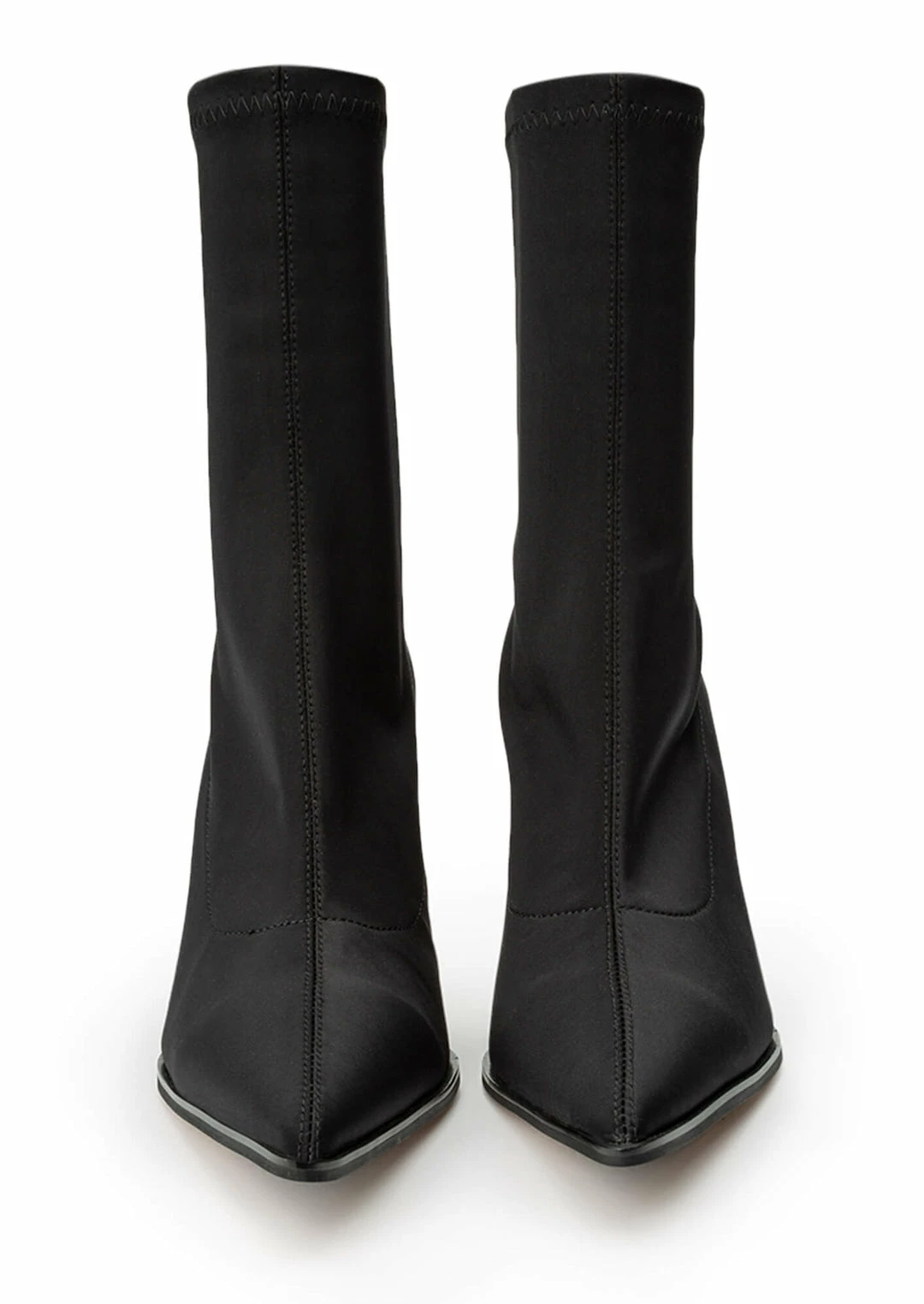 Tony Bianco Kit Black Lycra 9.5cm Ankle Boots 4 Tony Bianco Kit Black Lycra 9.5cm Ankle Boots