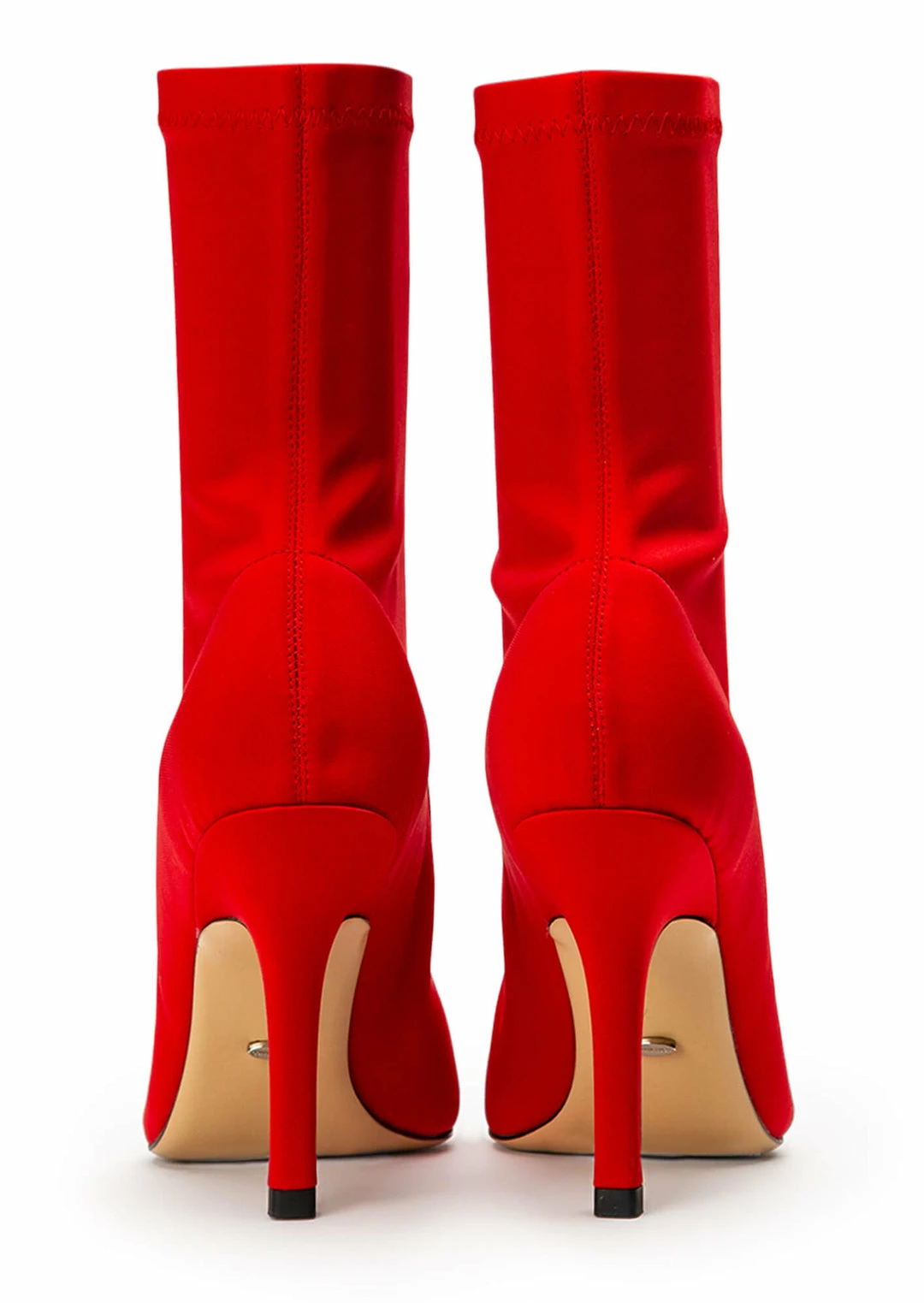 Tony Bianco Shoes Kitana Red Lycra 9.5cm Ankle Boots 6 Tony Bianco Shoes Kitana Red Lycra 9.5cm Ankle Boots