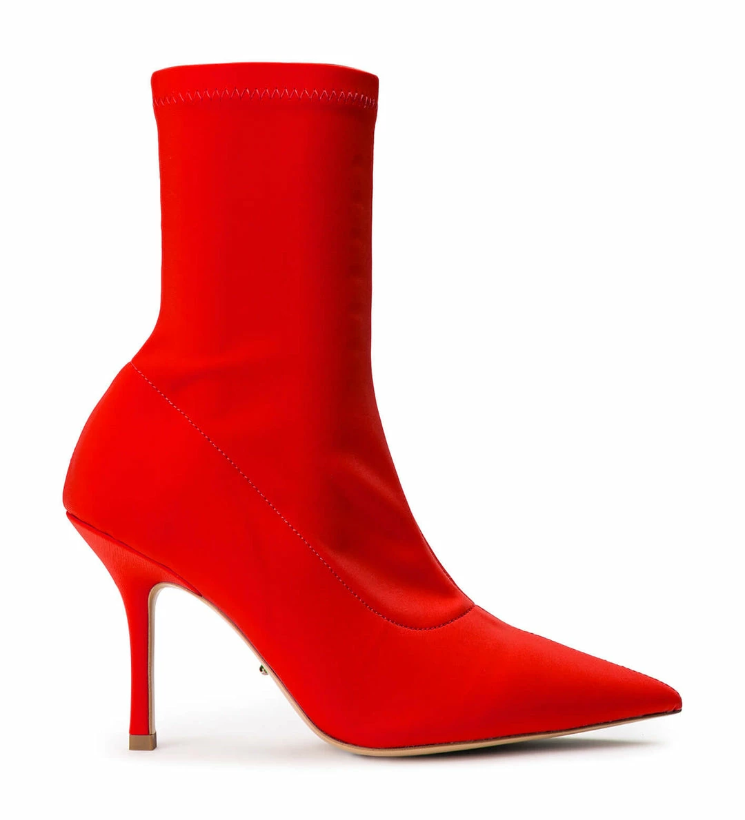 Tony Bianco Shoes Kitana Red Lycra 9.5cm Ankle Boots 3 Tony Bianco Shoes Kitana Red Lycra 9.5cm Ankle Boots
