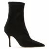 Tony Bianco Kitty Black Suede 9.5cm Ankle Boots Shoes