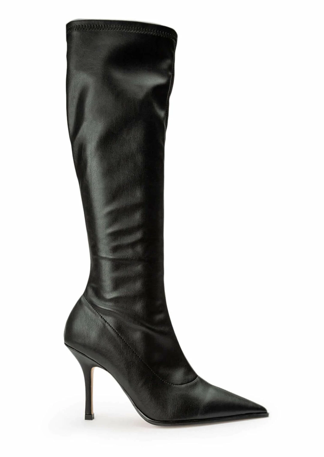 Tony Bianco Knight Black Venezia 9.5cm Calf Boots 3 Tony Bianco Knight Black Venezia 9.5cm Calf Boots
