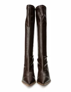 Tony Bianco Knight Choc Venezia 9.5cm Calf Boots