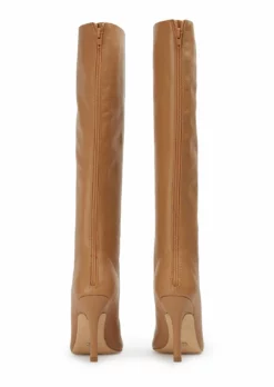 Tony Bianco New Arrivals Kortez Caramel Venice 9.5cm Calf Boots