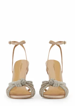 Tony Bianco Kyla Nude Satin 11cm Heels New Arrivals