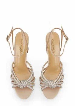 Tony Bianco Kyla Nude Satin 11cm Heels New Arrivals