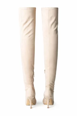 Tony Bianco Kylie Malt Stretch Suede 9.5cm Long Boots