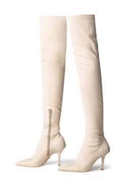 Tony Bianco Kylie Malt Stretch Suede 9.5cm Long Boots