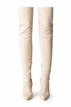 Tony Bianco Kylie Malt Stretch Suede 9.5cm Long Boots